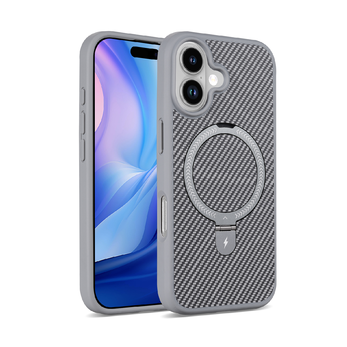 MagSafe with Holder Case Carbon I phone17