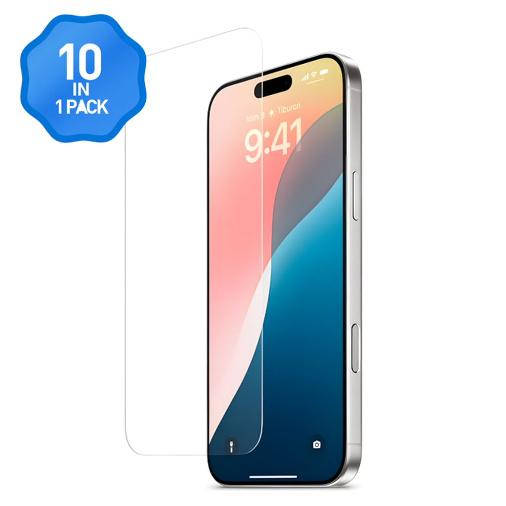 Clear Tempered Glass for iPhone (10pcs)
