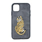 iPhone 15 Pro Max Embroidered Animal Pattern Case