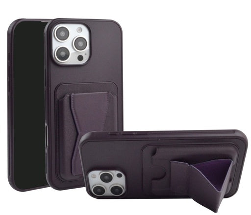 Leather Card Case with Stand