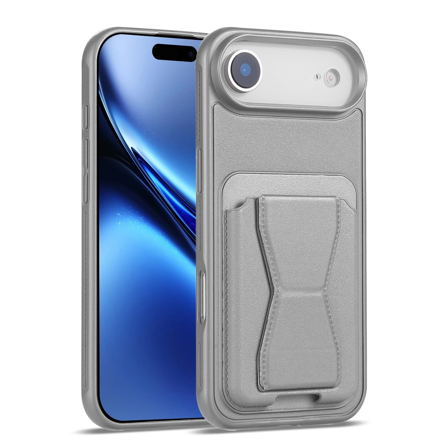 Leather Card Case with Stand