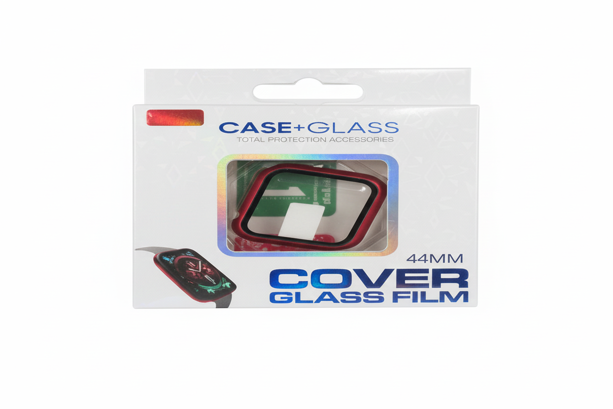 2-in-1 Full Protective Case with Tempered Glass