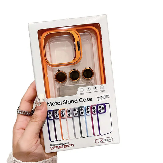 IPhone 13 PRO Metal Stand Case & Camera