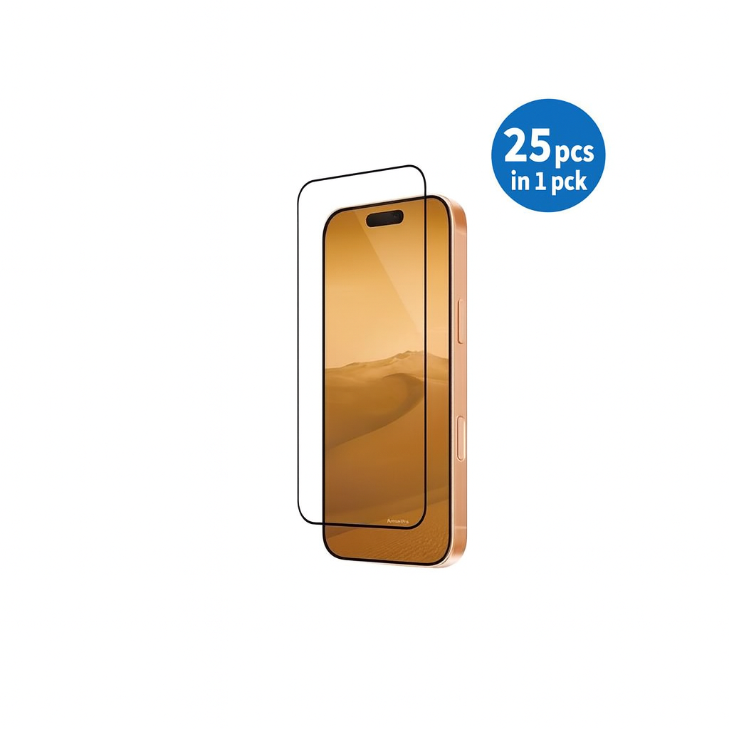 Clear Tempered Glass for iPhone (25pcs)