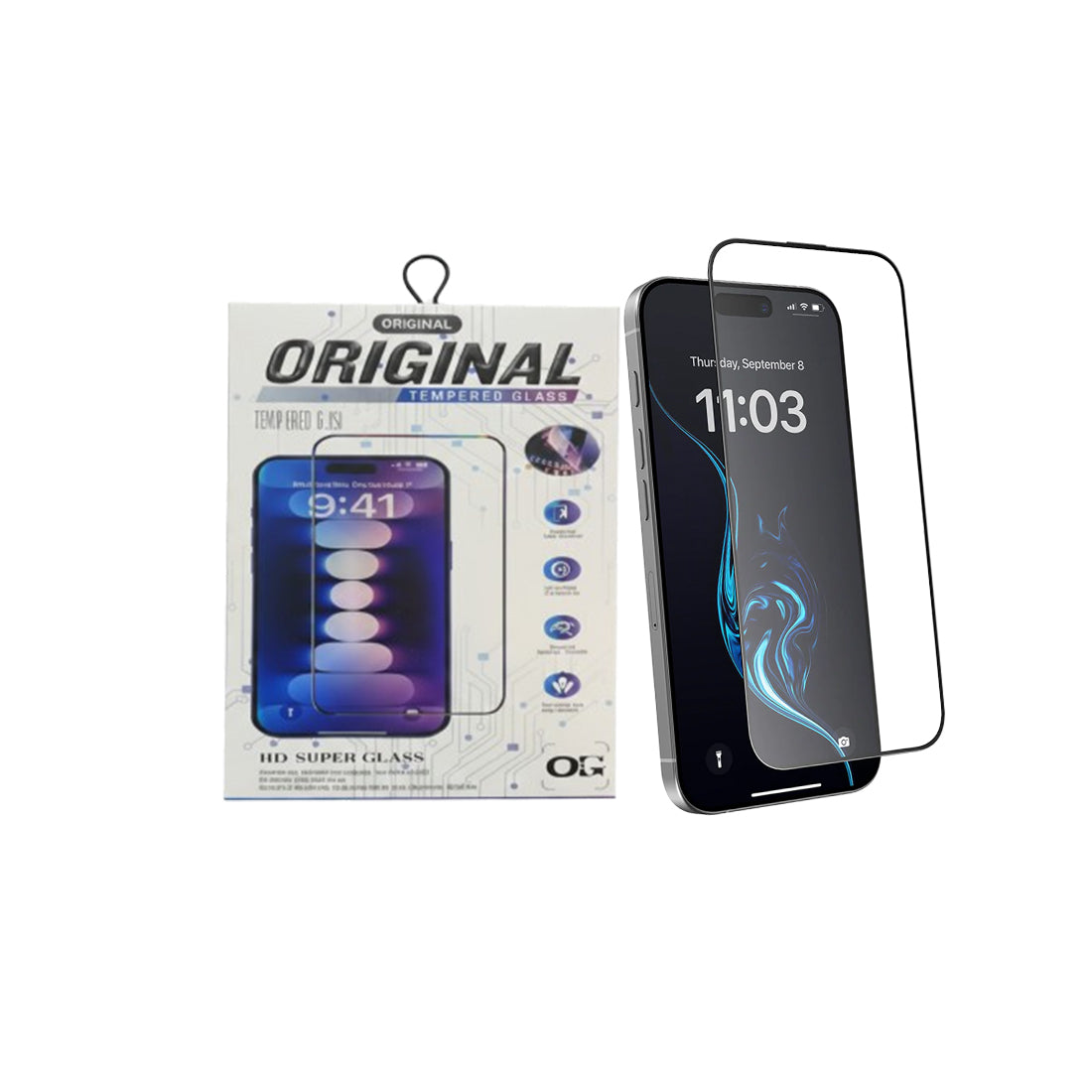 iPhone 16 Original Clear Glass Screen Protector 10pack